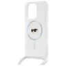 Karl Lagerfeld KLHMP16LHCKHNT iPhone 16  Pro 6.3" hardcase transparent Crossbody IML Karl Head Magsafe na NearMe.pl