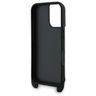 Karl Lagerfeld KLHCP16SSAKCPBK iPhone 16 6.1" czarny/black hardcase Saffiano Karl&Choupette Metal Pin CBDY Strap na NearMe.pl