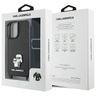 Karl Lagerfeld KLHCP16SSAKCPBK iPhone 16 6.1" czarny/black hardcase Saffiano Karl&Choupette Metal Pin CBDY Strap na NearMe.pl