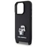 Karl Lagerfeld KLHCP16LSAKCPBK iPhone 16 Pro 6.3" czarny/black hardcase Saffiano Karl&Choupette Metal Pin CBDY Strap na NearMe.pl