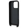 Karl Lagerfeld KLHCP16LSAKCPBK iPhone 16 Pro 6.3" czarny/black hardcase Saffiano Karl&Choupette Metal Pin CBDY Strap na NearMe.pl