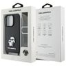 Karl Lagerfeld KLHCP16XSAKCPBK iPhone 16 Pro Max 6.9" czarny/black hardcase Saffiano Karl&Choupette Metal Pin CBDY Strap na NearMe.pl