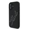 Karl Lagerfeld KLHCP16S3DRKSDLK iPhone 16 6.1" czarny/black hardcase 3D Rubber Signature na NearMe.pl