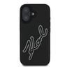 Karl Lagerfeld KLHCP16S3DRKSDLK iPhone 16 6.1" czarny/black hardcase 3D Rubber Signature na NearMe.pl