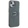 Karl Lagerfeld KLHMP15SHLSCHK iPhone 15  6.1" czarny/black hardcase IML Metal Choupette Head MagSafe na NearMe.pl