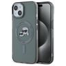 Karl Lagerfeld KLHMP15SHLSKCK iPhone 15  6.1" czarny/black hardcase IML Metal Karl&Choupette Head MagSafe na NearMe.pl