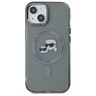 Karl Lagerfeld KLHMP15SHLSKCK iPhone 15  6.1" czarny/black hardcase IML Metal Karl&Choupette Head MagSafe na NearMe.pl