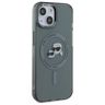 Karl Lagerfeld KLHMP15SHLSKCK iPhone 15  6.1" czarny/black hardcase IML Metal Karl&Choupette Head MagSafe na NearMe.pl