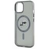 Karl Lagerfeld KLHMP15SHLSKCK iPhone 15  6.1" czarny/black hardcase IML Metal Karl&Choupette Head MagSafe na NearMe.pl