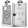 Karl Lagerfeld KLHMP15SHLSKCK iPhone 15  6.1" czarny/black hardcase IML Metal Karl&Choupette Head MagSafe na NearMe.pl