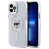 Karl Lagerfeld KLHMP12MHLSCHH iPhone 12  / 12 Pro 6.1" biały/white hardcase IML Metal Choupette Head MagSafe na NearMe.pl