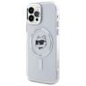 Karl Lagerfeld KLHMP12MHLSCHH iPhone 12  / 12 Pro 6.1" biały/white hardcase IML Metal Choupette Head MagSafe na NearMe.pl