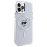Karl Lagerfeld KLHMP12MHLSCHH iPhone 12  / 12 Pro 6.1" biały/white hardcase IML Metal Choupette Head MagSafe na NearMe.pl