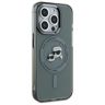 Karl Lagerfeld KLHMP15XHLSKCK iPhone 15  Pro Max 6.7" czarny/black hardcase IML Metal Karl&Choupette Head MagSafe na NearMe.pl