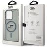 Karl Lagerfeld KLHMP15XHLSKCK iPhone 15  Pro Max 6.7" czarny/black hardcase IML Metal Karl&Choupette Head MagSafe na NearMe.pl