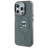 Karl Lagerfeld KLHMP15XHLSKCK iPhone 15  Pro Max 6.7" czarny/black hardcase IML Metal Karl&Choupette Head MagSafe na NearMe.pl