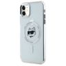 Karl Lagerfeld KLHMN61HLSCHH iPhone 11   / Xr 6.1" biały/white hardcase IML Metal Choupette Head MagSafe na NearMe.pl