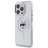 Karl Lagerfeld KLHMP13LHLSCHH iPhone 13  Pro 6.1" biały/white hardcase IML Metal Choupette Head MagSafe na NearMe.pl