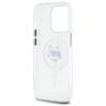 Karl Lagerfeld KLHMP13LHLSCHH iPhone 13  Pro 6.1" biały/white hardcase IML Metal Choupette Head MagSafe na NearMe.pl
