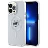 Karl Lagerfeld KLHMP13XHLSCHH iPhone 13  Pro Max 6.7" biały/white hardcase IML Metal Choupette Head MagSafe na NearMe.pl