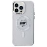 Karl Lagerfeld KLHMP13XHLSCHH iPhone 13  Pro Max 6.7" biały/white hardcase IML Metal Choupette Head MagSafe na NearMe.pl