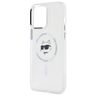 Karl Lagerfeld KLHMP13XHLSCHH iPhone 13  Pro Max 6.7" biały/white hardcase IML Metal Choupette Head MagSafe na NearMe.pl