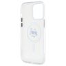Karl Lagerfeld KLHMP13XHLSCHH iPhone 13  Pro Max 6.7" biały/white hardcase IML Metal Choupette Head MagSafe na NearMe.pl