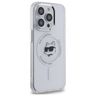 Karl Lagerfeld KLHMP14LHLSCHH iPhone 14  Pro 6.1" biały/white hardcase IML Metal Choupette Head MagSafe na NearMe.pl