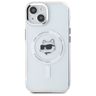 Karl Lagerfeld KLHMP15SHLSCHH iPhone 15  6.1" biały/white hardcase IML Metal Choupette Head MagSafe na NearMe.pl