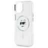 Karl Lagerfeld KLHMP15SHLSCHH iPhone 15  6.1" biały/white hardcase IML Metal Choupette Head MagSafe na NearMe.pl