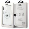 Karl Lagerfeld KLHMP15SHLSCHH iPhone 15  6.1" biały/white hardcase IML Metal Choupette Head MagSafe na NearMe.pl