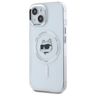 Karl Lagerfeld KLHMP15MHLSCHH iPhone 15  Plus 6.7" biały/white hardcase IML Metal Choupette Head MagSafe na NearMe.pl