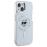 Karl Lagerfeld KLHMP15MHLSCHH iPhone 15  Plus 6.7" biały/white hardcase IML Metal Choupette Head MagSafe na NearMe.pl