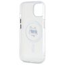 Karl Lagerfeld KLHMP15MHLSCHH iPhone 15  Plus 6.7" biały/white hardcase IML Metal Choupette Head MagSafe na NearMe.pl