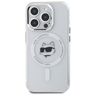 Karl Lagerfeld KLHMP15LHLSCHH iPhone 15  Pro 6.1" biały/white hardcase IML Metal Choupette Head MagSafe na NearMe.pl