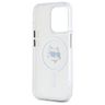 Karl Lagerfeld KLHMP15XHLSCHH iPhone 15  Pro Max 6.7" biały/white hardcase IML Metal Choupette Head MagSafe na NearMe.pl
