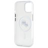 Karl Lagerfeld KLHMP15SHLSKCH iPhone 15  6.1" biały/white hardcase IML Metal Karl&Choupette Head MagSafe na NearMe.pl