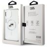 Karl Lagerfeld KLHMP15SHLSKCH iPhone 15  6.1" biały/white hardcase IML Metal Karl&Choupette Head MagSafe na NearMe.pl