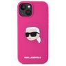 Karl Lagerfeld KLHMP15SSKHPPLF iPhone 15 6.1" fuksja/fuschia hardcase Silicone Karl Head Print MagSafe na NearMe.pl