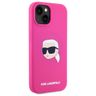 Karl Lagerfeld KLHMP15SSKHPPLF iPhone 15 6.1" fuksja/fuschia hardcase Silicone Karl Head Print MagSafe na NearMe.pl