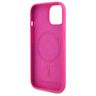 Karl Lagerfeld KLHMP15SSKHPPLF iPhone 15 6.1" fuksja/fuschia hardcase Silicone Karl Head Print MagSafe na NearMe.pl