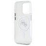 Karl Lagerfeld KLHMP15XHLSKCH iPhone 15  Pro Max 6.7" biały/white hardcase IML Metal Karl&Choupette Head MagSafe na NearMe.pl