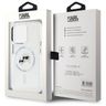 Karl Lagerfeld KLHMP15XHLSKCH iPhone 15  Pro Max 6.7" biały/white hardcase IML Metal Karl&Choupette Head MagSafe na NearMe.pl