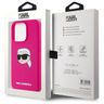 Karl Lagerfeld KLHMP15LSKHPPLF iPhone 15 Pro 6.1" fuksja/fuschia hardcase Silicone Karl Head Print MagSafe na NearMe.pl