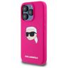 Karl Lagerfeld KLHMP15XSKHPPLF iPhone 15 Pro Max 6.7" fuksja/fuschia hardcase Silicone Karl Head Print MagSafe na NearMe.pl