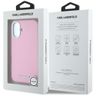Etui Karl Lagerfeld Saffiano Full Wrapped Elongated Metal Logo MagSafe do iPhone 16 różowy na NearMe.pl