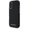 Etui Karl Lagerfeld Saffiano Full        Wrapped Elongated Metal Logo MagSafe do iPhone 16 czarny na NearMe.pl