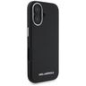 Etui Karl Lagerfeld Saffiano Full        Wrapped Elongated Metal Logo MagSafe do iPhone 16 czarny na NearMe.pl