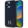 Etui Karl Lagerfeld Silicone Shadow Metal Initial MagSafe do iPhone 15 Pro czarny na NearMe.pl
