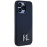 Etui Karl Lagerfeld Silicone Shadow Metal Initial MagSafe do iPhone 15 Pro czarny na NearMe.pl